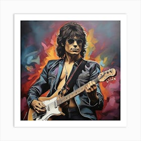 The Guitar Solo Art Print 2 Art Print