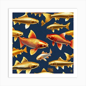 Gold Fish 2 Art Print