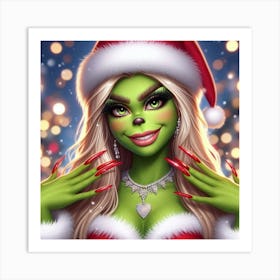 Ms Grinch 4 Art Print