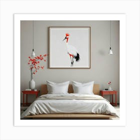 Crane Print Art Print