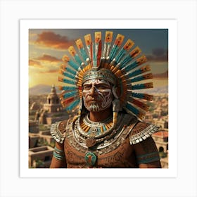 Mexican Warrior Art Print