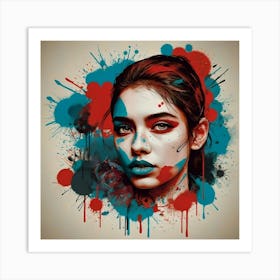 Portrait Of A Woman 6 Art Print