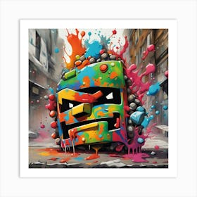 Splatter Painting Art Print