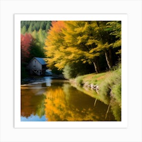 Autumn In The Woods 1 Art Print