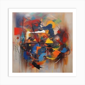 Abstract Artists Paintings 2 Art Print