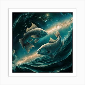 Fishes In The Sea 1 Art Print