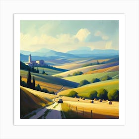 Tuscan Countryside 4 Art Print