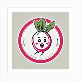 Radish As A Logo (28) Art Print