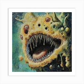 Squid Monster Art Print