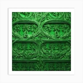 Green Wall Art Print