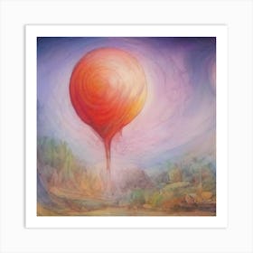 Hot Air Balloon Art Print