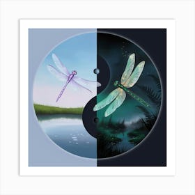 Dragonflies Art Print