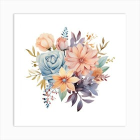 Bouquet Of Flowers 7 Art Print