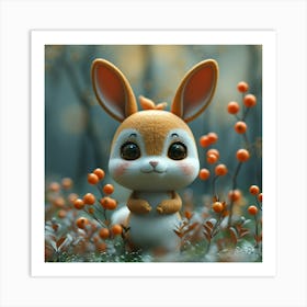 Little Bunny Art Print