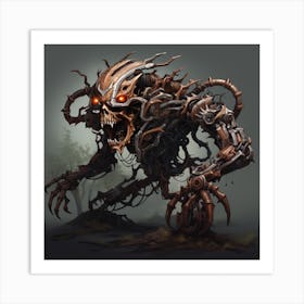 Cyborg Monster Art Print