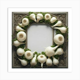 Onion Wreath Art Print