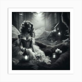 Fairy In The Forest 30 Art Print