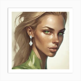 Bond Girl Villian 3 Art Print