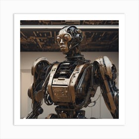 Robot In A Room Art Print