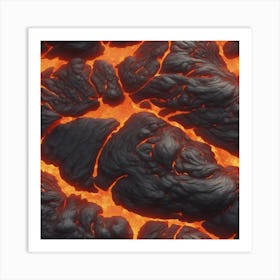 Lava Flow 41 Art Print