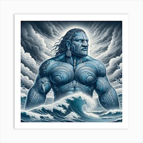 Artiphoria Tangaroa The Maori G Art Print