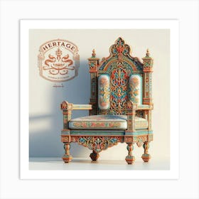 King'S Chair 5 Art Print