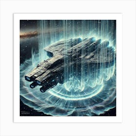 Phoenix Class Bomber Cloaking Tech Art Print