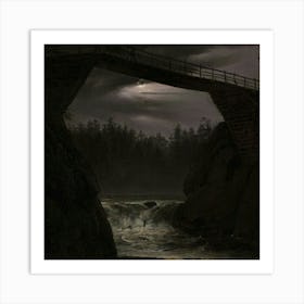 Bridge Over The River 4 Art Print