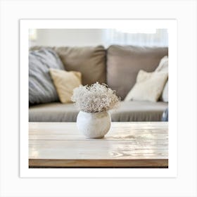 Modern Living Room Art Print