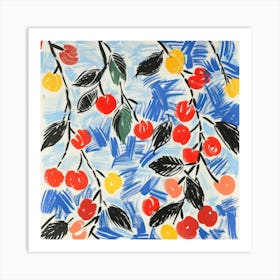 Cherry Painting Matisse Style 8 Art Print