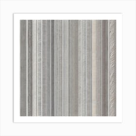 Grey Stripes Art Print