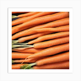 Carrot As A Background (12) Art Print