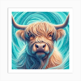 Highland Cow 5 Art Print