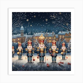 Nutcrackers Art Print