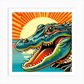 Alligator Art Print