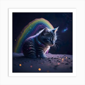 Cat Galaxy (5) Art Print