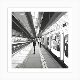 Train Station 1 Art Print