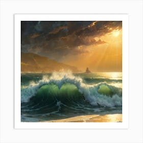 Heart Of The Ocean 1 Art Print