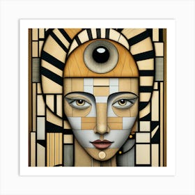 Eye Of The Woman Art Print