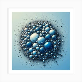 Water Bubbles Art Print