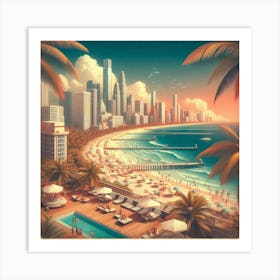 Cityscape Art Print