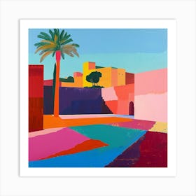 Abstract Travel Collection Marrakech Morocco 3 Art Print