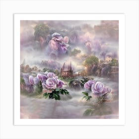 Vintage Roses Art Print