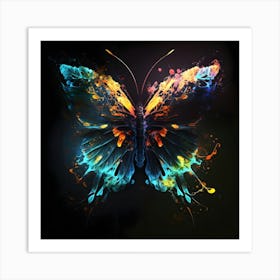 Butterfly Painting Art Print