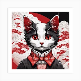 Keiko the Cat Art Print