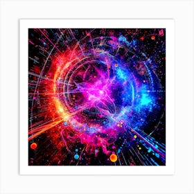 Abstract Art Hypershift Art Print