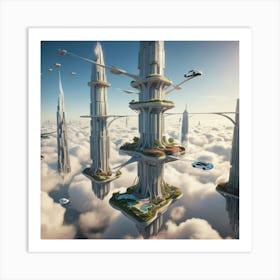 Skyscrapers 3 Art Print