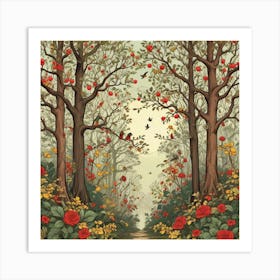 Magical Meadow Serenity In The Meadow (3) Art Print