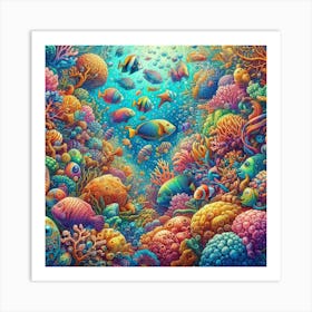 Coral Reef 2 Art Print