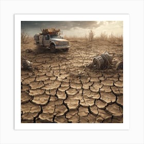 Dry Land 9 Art Print